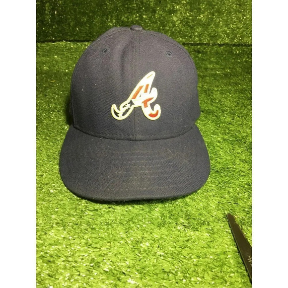 Mens new era mlb Braves baseball SnapBack logo USA print size 7 1/8 baseball - Picture 4 of 4